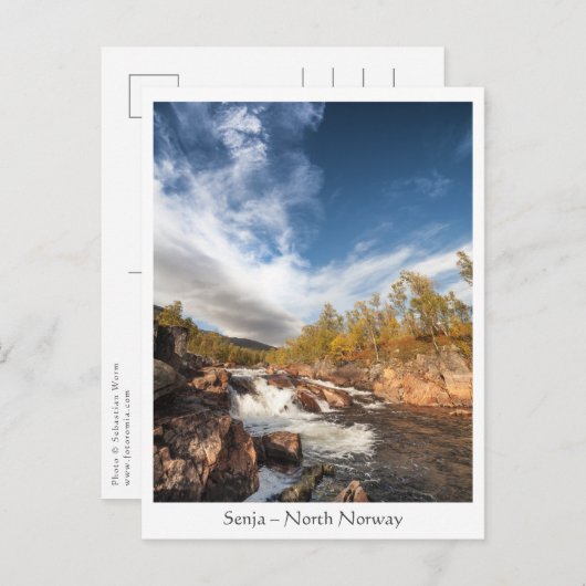 Senja Norwegen Postkarte (Vorne/Hinten)