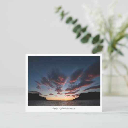 Senja Norwegen Postkarte (Stehend Vorderseite)