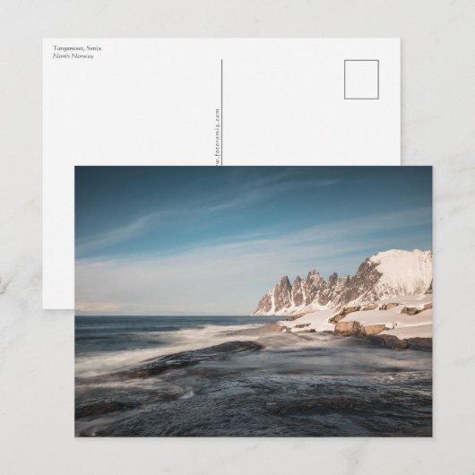 Senja Norwegen Postkarte (Vorne/Hinten)