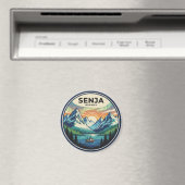 Senja Norwegen Reise Magnet (In Situ (Geschirrspüler))
