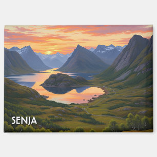 Senja Norwegen Reise Magnet
