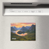 Senja Norwegen Reise Magnet (In Situ (Geschirrspüler))