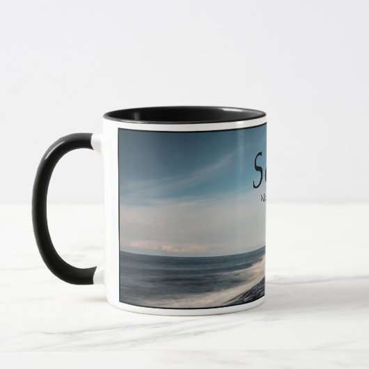 Senja Norwegen Souvenir Tasse (Links)