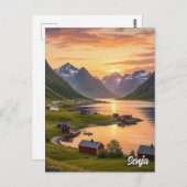 Senja Norwegen Travel Postkarte (Vorne/Hinten)