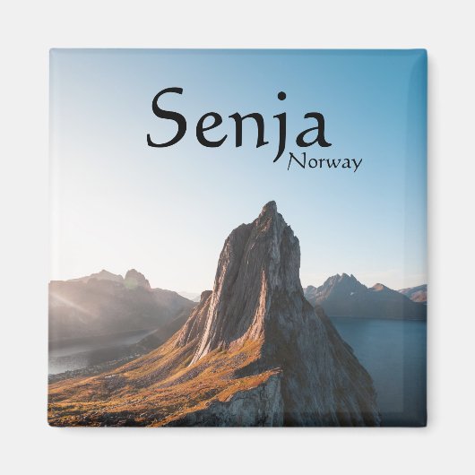 Senja Souvenir Magnet (Vorne)