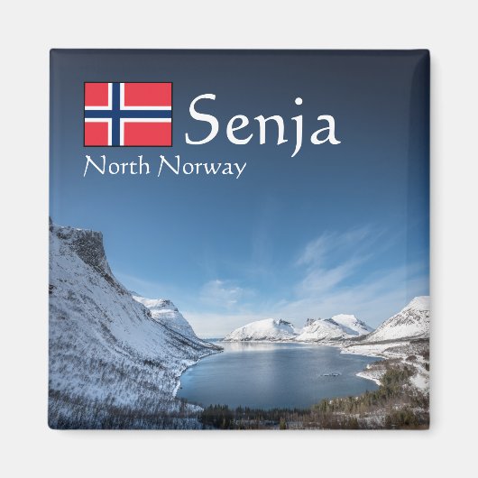 Senja Souvenir Magnet (Vorne)