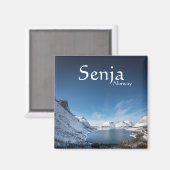 Senja Souvenir Magnet (Vorderseite/Rückseite)