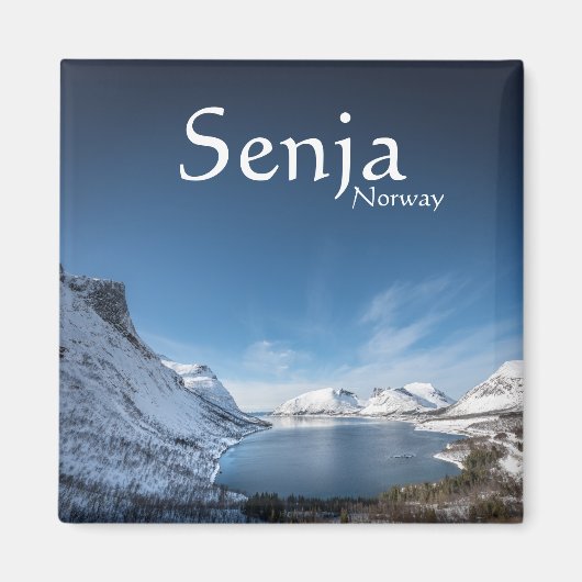 Senja Souvenir Magnet (Vorne)