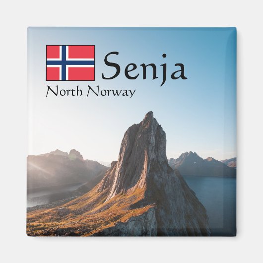 Senja Souvenir Magnet (Vorne)