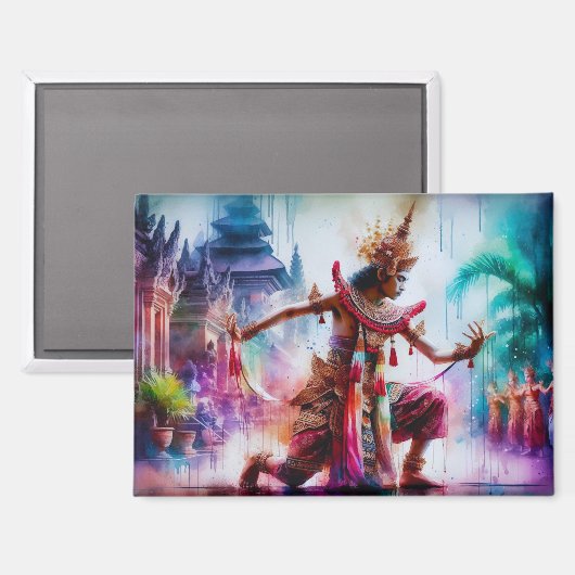 Senja Tari: Twilight Dance in Bali Magnet (Vorderseite/Rückseite)