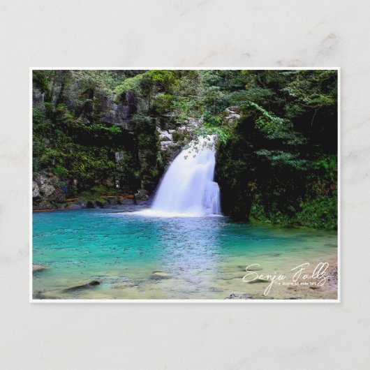 Senju Falls (The Akame 48 waterfalls) ポストカード Postkarte (Vorderseite)