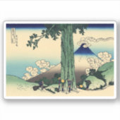 Senju, Provinz Musashi Aufkleber (Vorderseite)