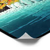 Senju Wasserfall Akame Hasui Kawase shin hanga art Poster (Ecke)