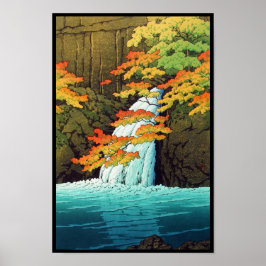 Senju Wasserfall Akame Hasui Kawase shin hanga art Poster