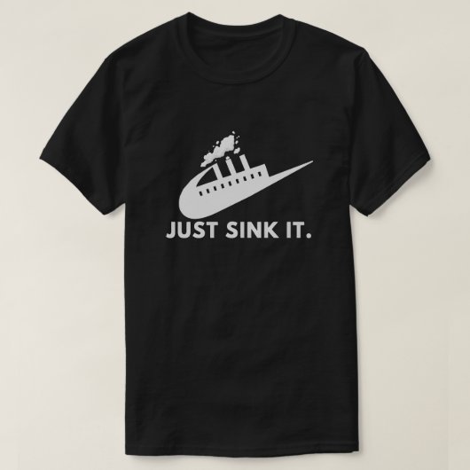 Senken Sie es einfach. T-Shirt (Design vorne)