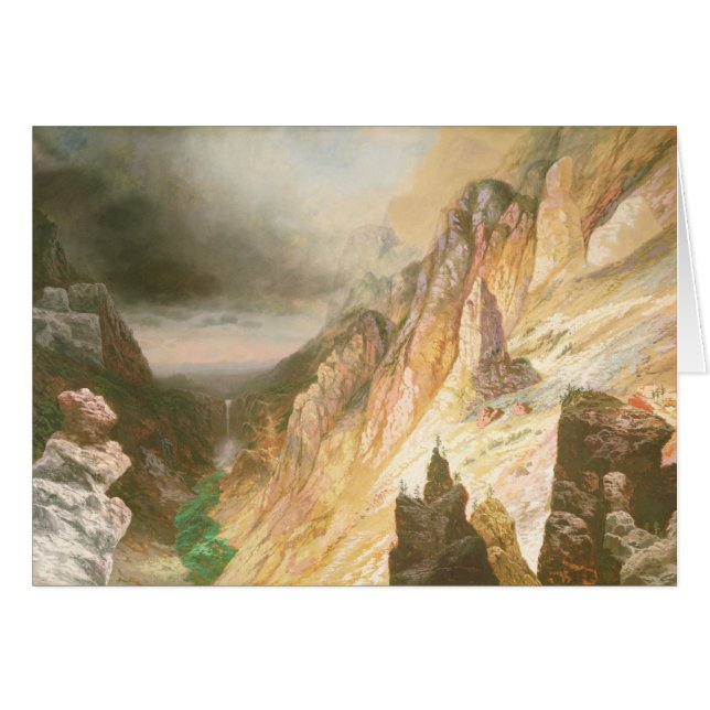 Senken Sie Fälle, Grand Canyon des Yellowstone (Vorderseite (Horizontal))