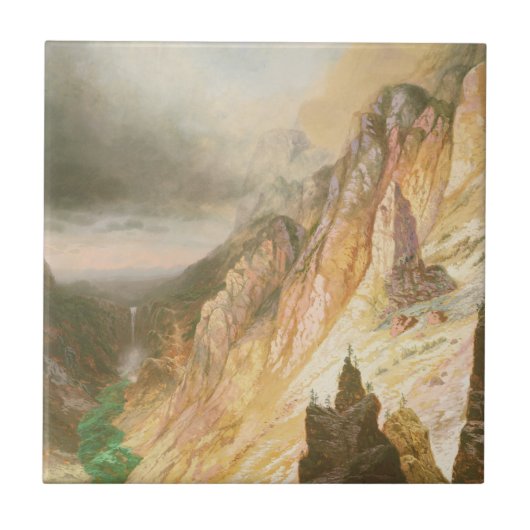 Senken Sie Fälle, Grand Canyon des Yellowstone Fliese (Vorderseite)