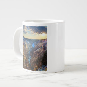 Senken Sie Fälle vom Punkt des Künstlers Jumbo-Tasse