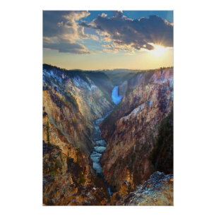 Senken Sie Fälle vom Punkt des Künstlers Poster