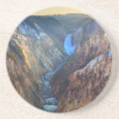 Senken Sie Fälle vom Punkt des Künstlers Sandstein Untersetzer (Vorne)