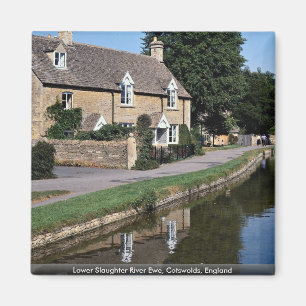 Senken Sie Gemetzel-Fluss-Mutterschaf, Cotswolds, Magnet