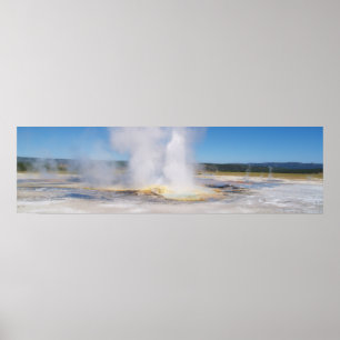 Senken Sie Geysir-Becken Poster