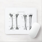 Senken Sie Glied-Grau Mousepad (Mit Mouse)