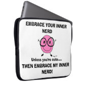 SENKEN SIE IHREN INNEREN NERD-Laptop-Sieb Laptopschutzhülle (Vorne Rechts)