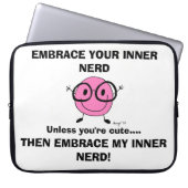 SENKEN SIE IHREN INNEREN NERD-Laptop-Sieb Laptopschutzhülle (Vorderseite)