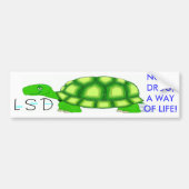 Senken Sie langsameres Delaware Autoaufkleber (Vorne)