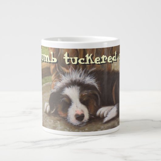 Senkrechte Tuckered heraus Tasse (Vorderseite)