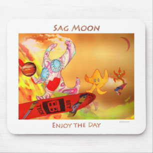 Senkungs-Mond Mousepad