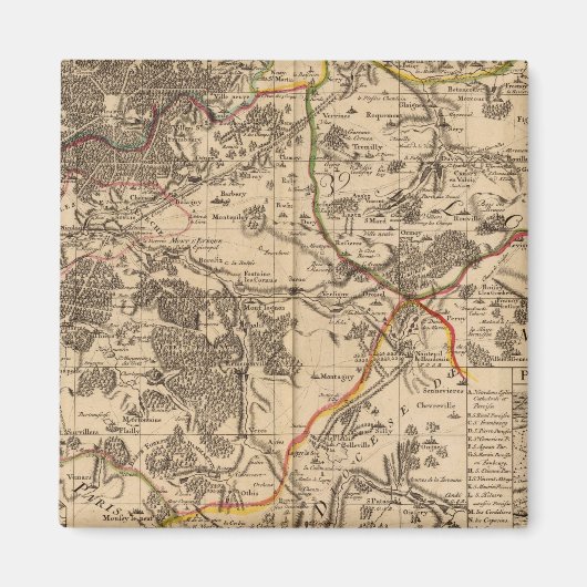 Senlis France Magnet (Vorne)