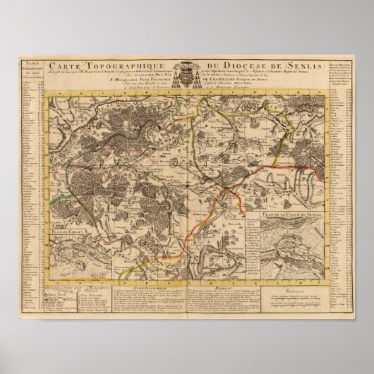 Senlis France Poster (Vorne)