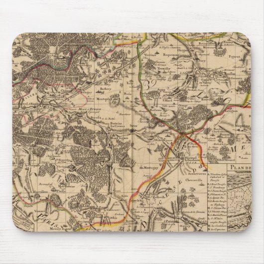 Senlis Frankreich Mousepad (Vorne)