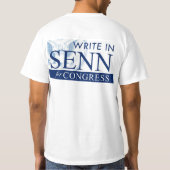 SENN für KONGRESS T-Shirt (Rückseite)