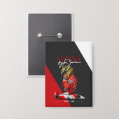 Senna Button (Vorderseite/Rückseite)