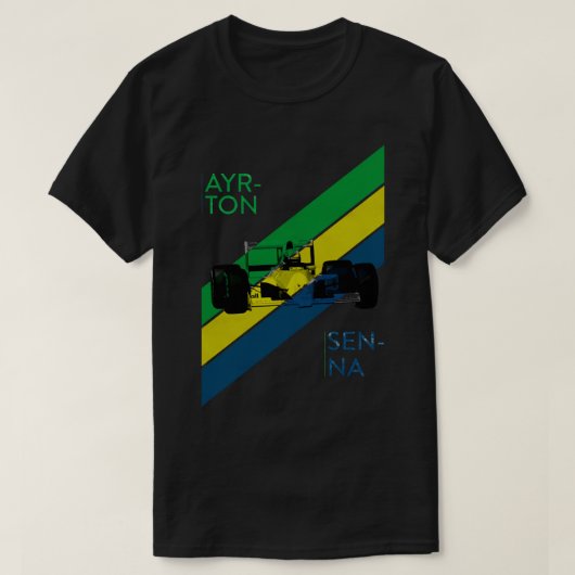 Senna F1 Vintag T-Shirt (Design vorne)