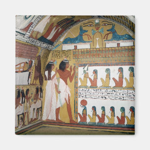 Sennedjem und sein Ehefraugegenüberstellen NAO Magnet