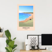 Sennen Cove Cornwall Reiseplakat Poster (Heimbüro)