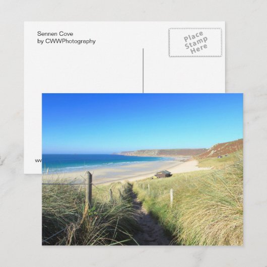 Sennen Cove Postkarte (Vorne/Hinten)