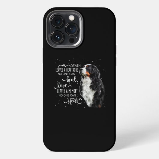 Sennenhund Berner iPhone Hülle (Rückseite)