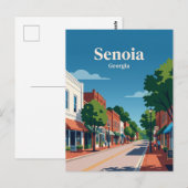 Senoia Georgia Postkarte (Vorne/Hinten)