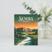Senoia USA Postkarte (Stehend Vorderseite)