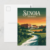 Senoia USA Postkarte (Vorne/Hinten)