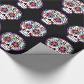 Señor Calavera Geschenkpapier (Ecke)
