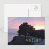 Señor Camisa Creative Sunrise Postkarte (Vorne/Hinten)