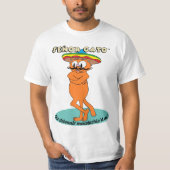Señor Gato™ Die Debonair Moustachio'd Cat! T-Shirt (Vorderseite)