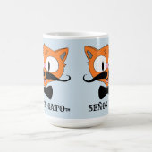 SEÑOR GATO Handlebar Mustache Chat Kaffeetasse (Mittel)