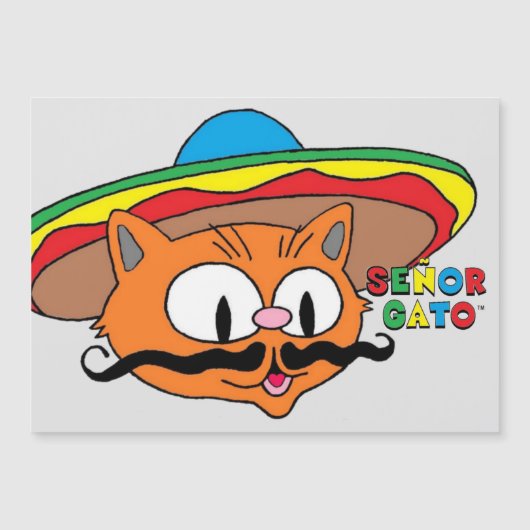 Senor-Gato-Magnetkarte Magnetkarte (Vorderseite)
